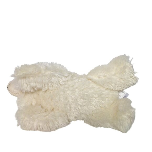 Aurora Mini Flopsie White Polar Bear Laying Down Stuffed Animal Plush Toy 9” - Picture 6 of 9